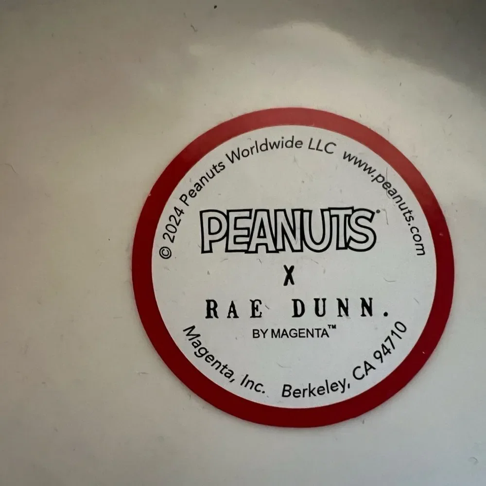 Peanuts x Rae Dunn Paw La La Pet Bowls- Set of 2